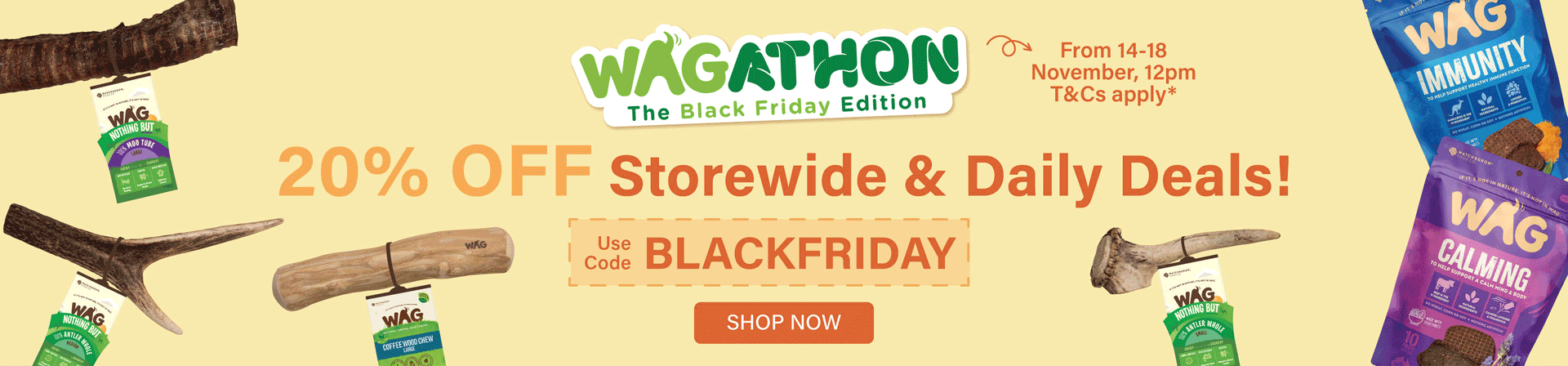 WAG Black Friday Sale 2025