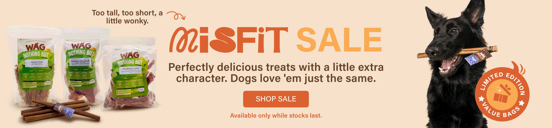 Dog Treats Bulk - Misfit Sale