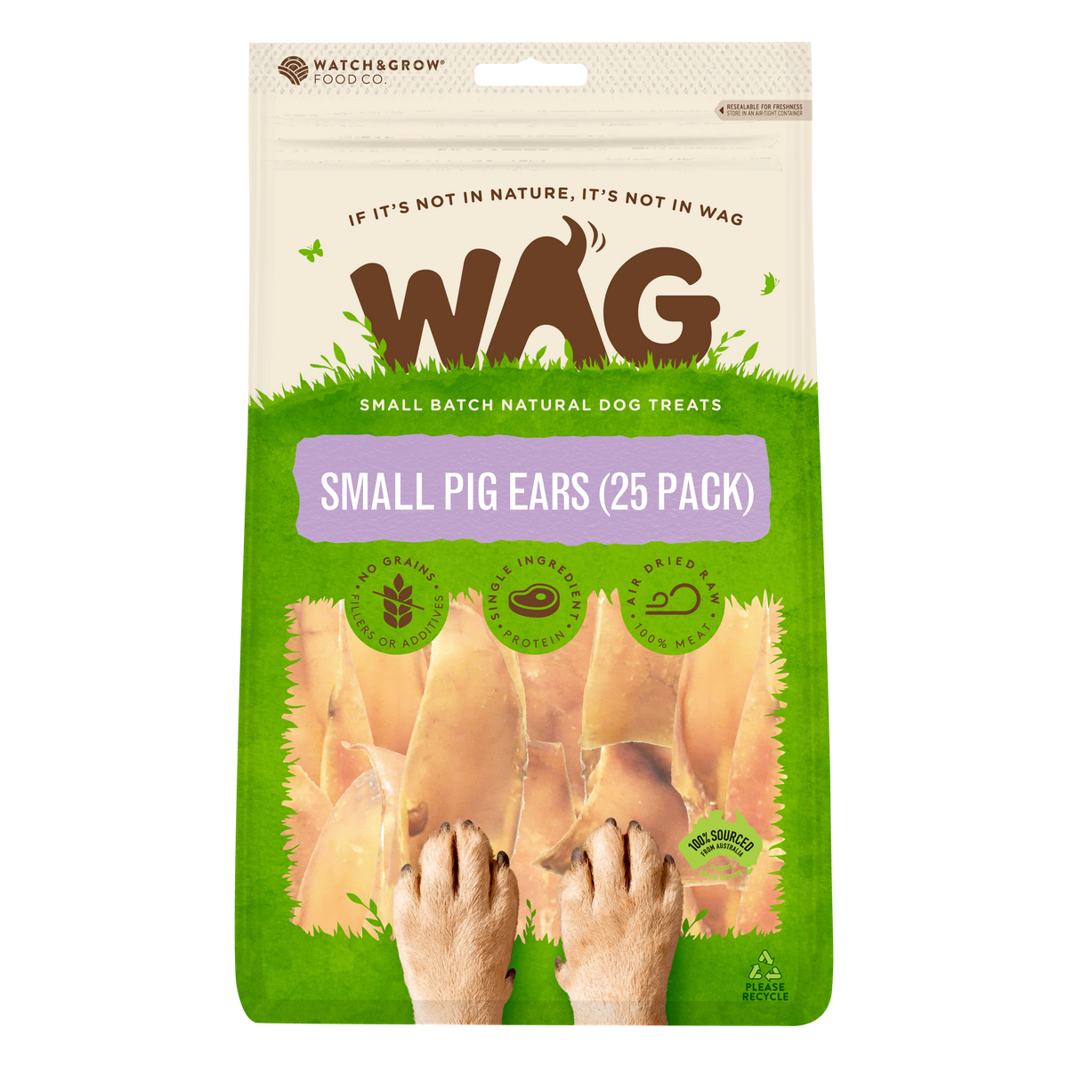 Buy Pig Ears for Dogs Online WAG Dog Treats Australia
