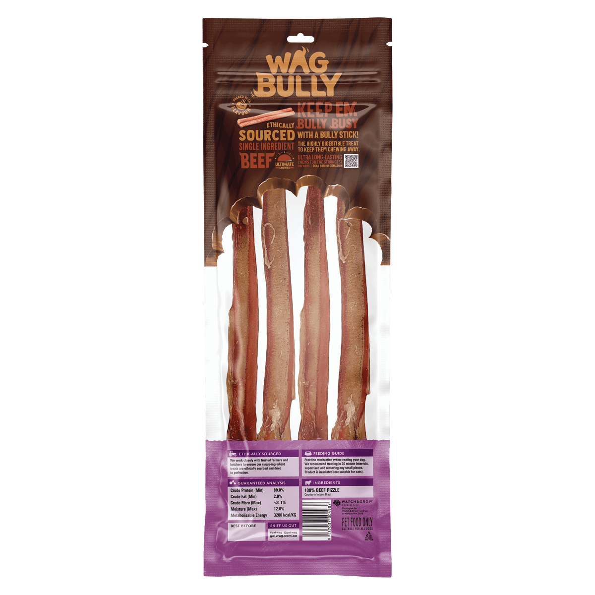 Buy Bully Sticks for Dogs Online WAG Dog Treats Australia