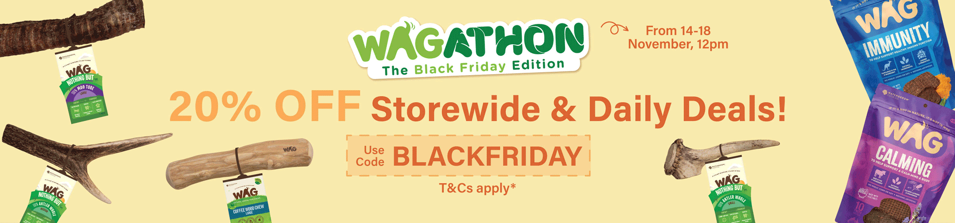 WAG Black Friday Sale 2025