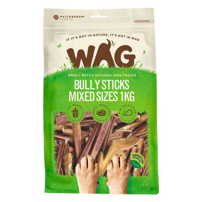 Bully Sticks Mixed Sizes 1Kg