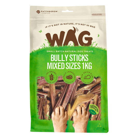 Bully Sticks Mixed Sizes 1Kg