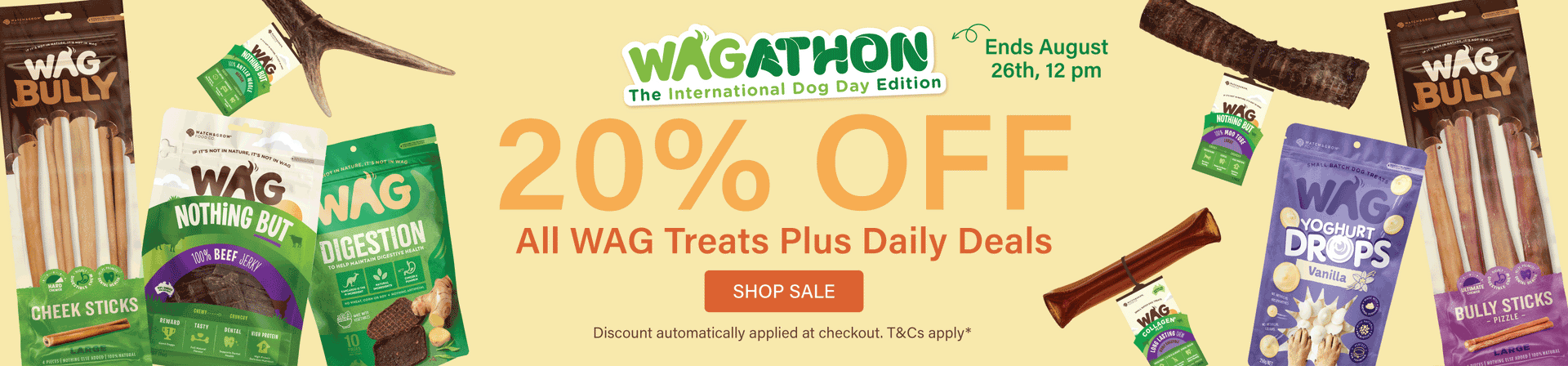 International Dog Day Sale 2026