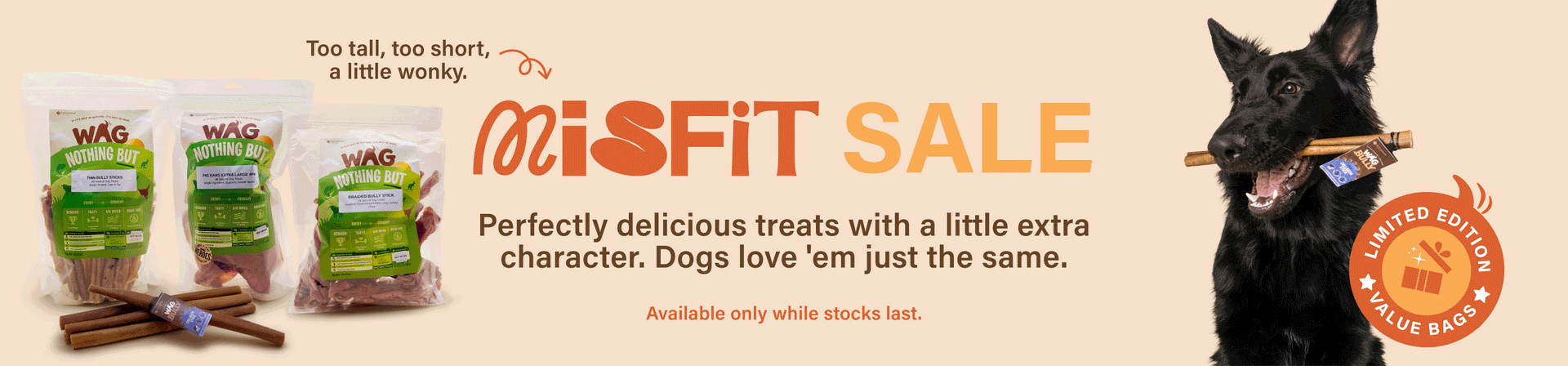Dog Treats Bulk - Misfit Sale