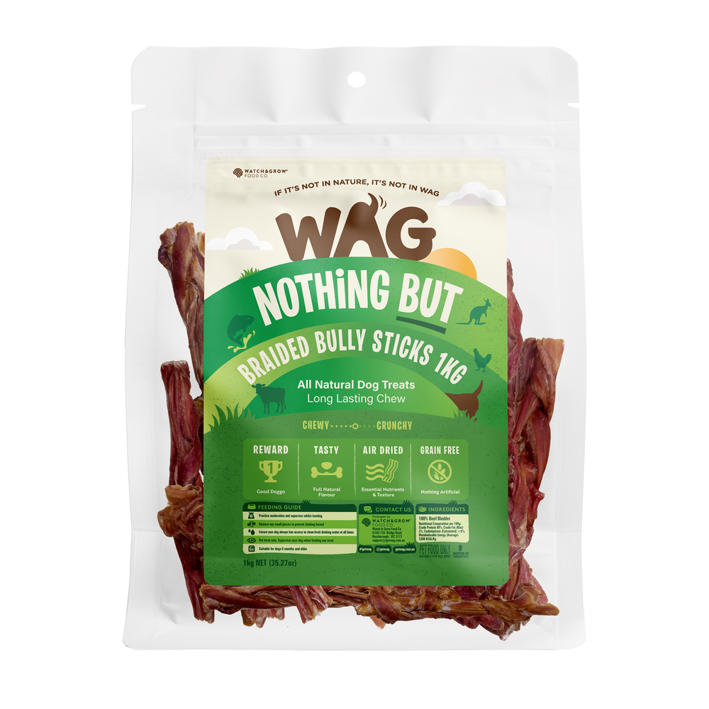 Braided Bully Sticks 1KG
