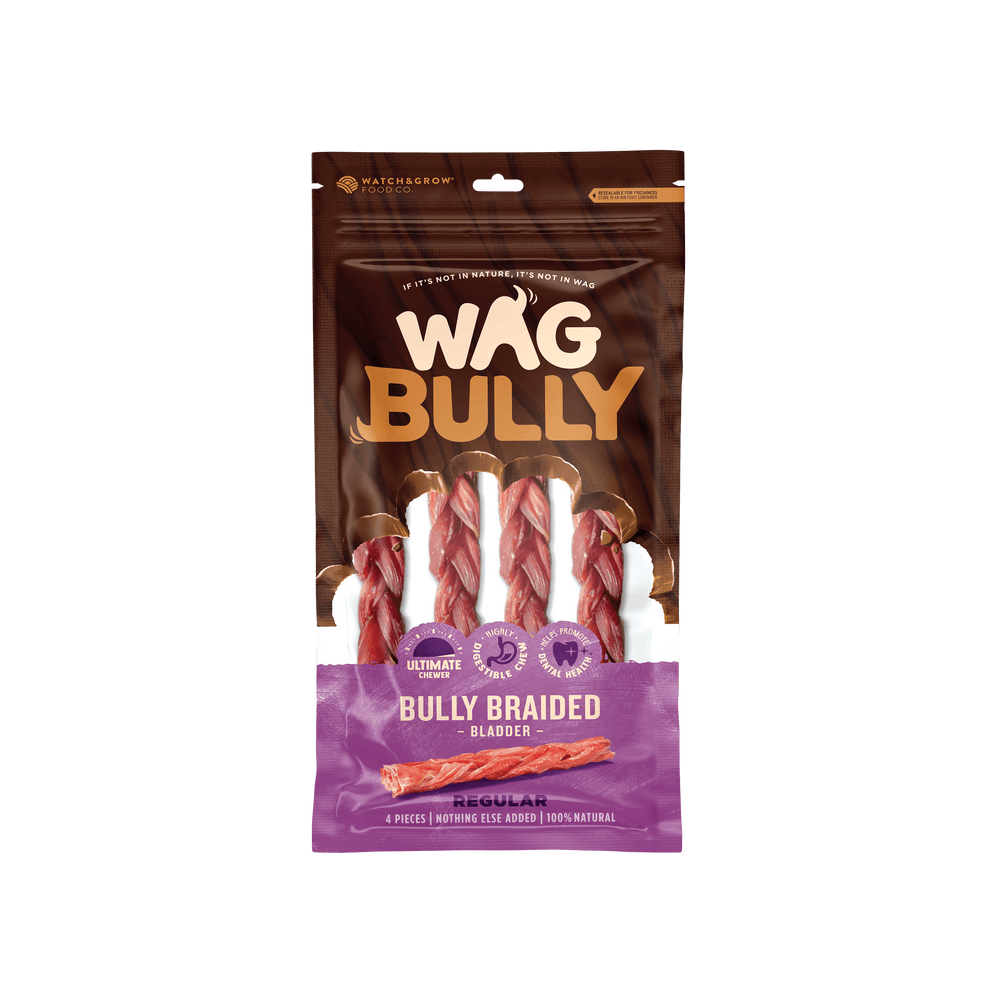 Braided Bully Sticks (4 Pack)