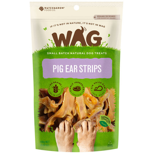 Pig Ear Strips 100g