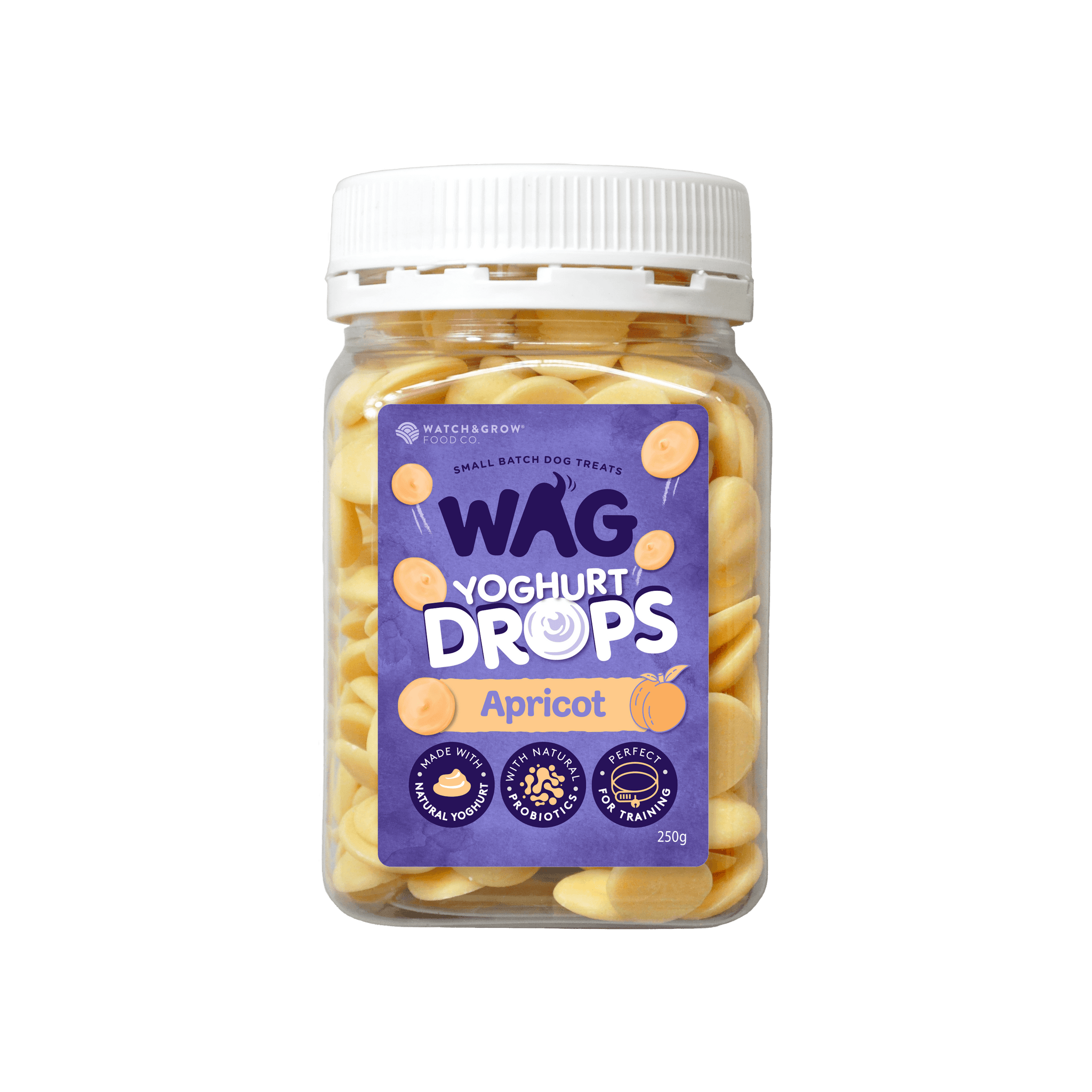 Buy Yoghurt Drops Strawberry for Dogs Online WAG Dog Treats Australia