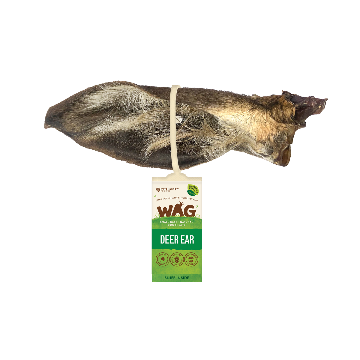 Buy Deer Ear for Dogs Online WAG Dog Treats Australia